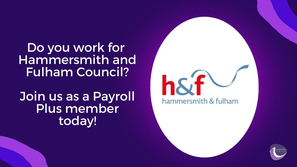 LondonPlusCU's tweet photo. Do you work for @LBHF?🤔

With Payroll Plus you can specify how much you wish to save per month and have it automatically transferred from your salary into your London Plus account🙌

Find out more👇
https://t.co/ABXFt2rPo9 https://t.co/xYMd0jSgzE
