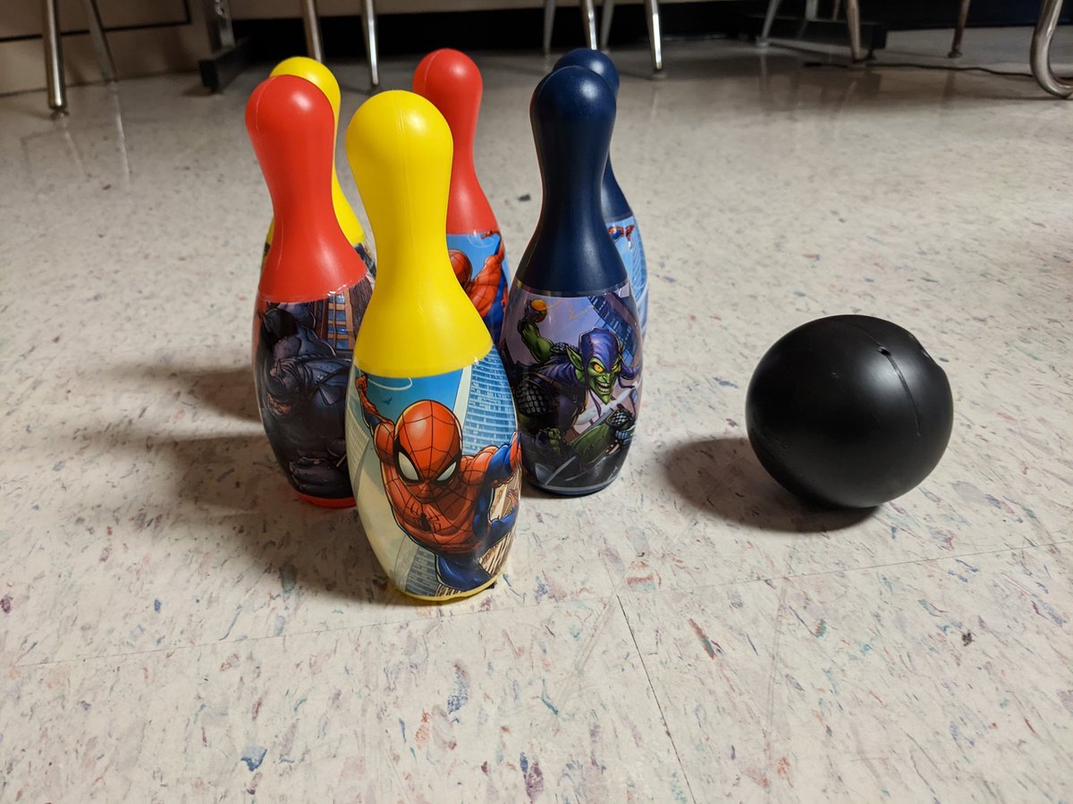 MisterWippel's tweet photo. Our class bowled today! Each student in a group (3-4) needed to answer a randomly generated transformation question to get a turn. Look at those pins rotate! Students' success reflect their hard work and will translate to their test tomorrow. @IMS_Indians @collierschools https://t.co/MAg9zChNLa
