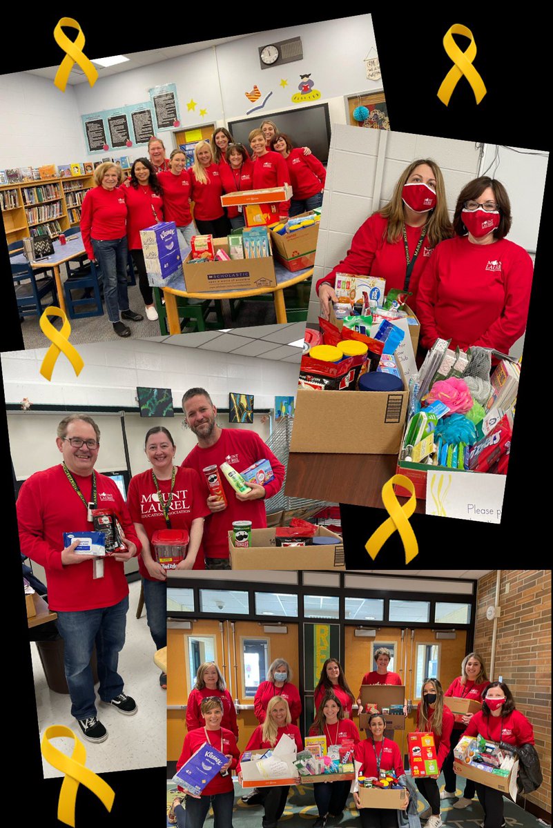 MTL_CS_BozziK's tweet photo. Beyond proud to work with such an amazing & caring group of people!πLots of #military connections in our building so we decided to do a collection for the Yellow RibbonπClub! Sending supplies overseas to our brave & dedicated #troops! #CSTogetherIsBetter #CSInspire @MtLaurelEA https://t.co/I5hMlTb8Xn