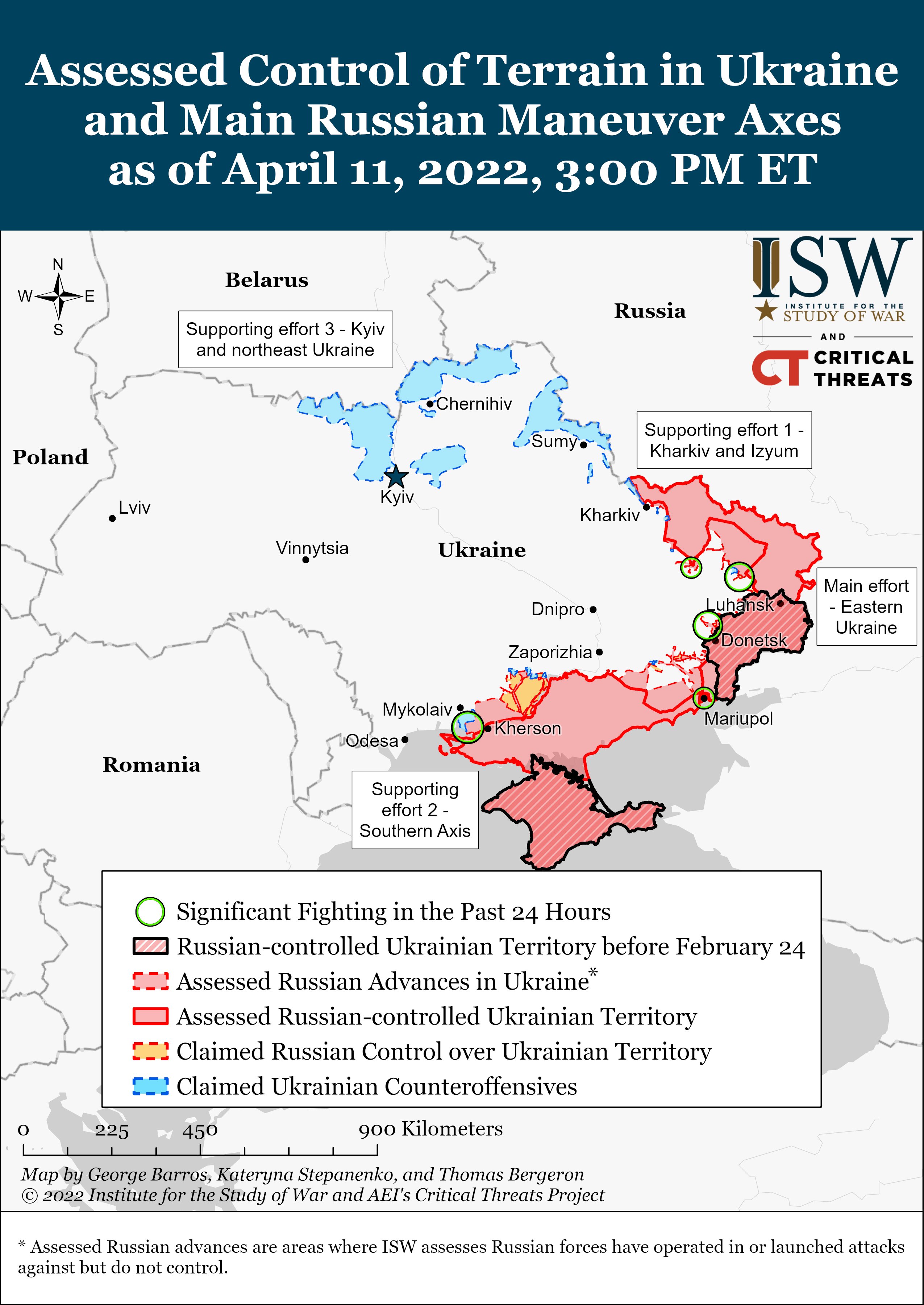 ukraine war map