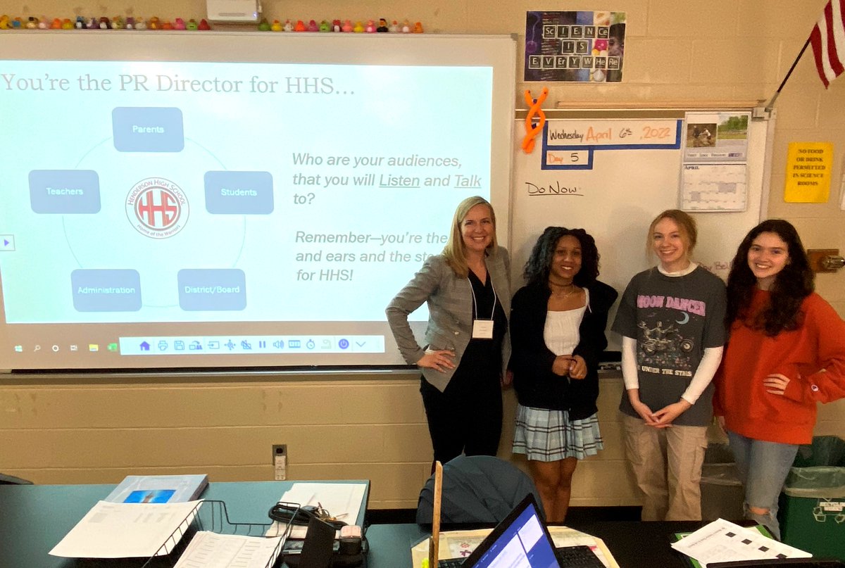 WestChesterASD's tweet photo. More than 70 local professionals, many of whom are parents to #WCASD students, attended Henderson's annual #career day, giving students a bird's eye view into careers ranging from FBI agents, physician's assistants, college professors, to Public Relations officers. #WCASDEducates https://t.co/O9wxGwaCRx