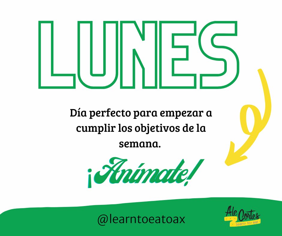 learntoeatoax's tweet photo. ¡¡ Holaaaa !!
A darlo todo en cada una de nuestras actividades, nunca es tarde para cumplir nuestros objetivos 😉. 
#LearnToEat 
🍴🍃🍉
@ale_cortest https://t.co/YId5DTYn05
