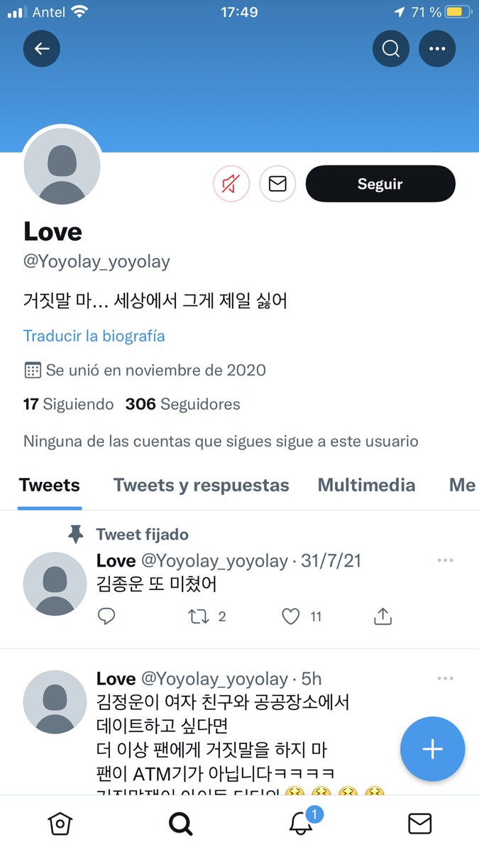 Haruandy93's tweet photo. POR FAVOR!!!
Ayuden a dar de baja esta cuenta asquerosa que acosa a nuestro Ye. 
POR FAVOR https://t.co/M7MXNvJi0z
