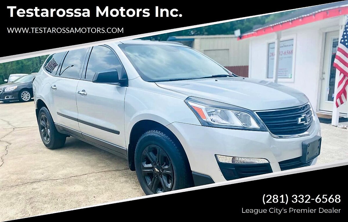 TestarossaTX's tweet photo. Bluetooth* Stunning, Sporty and Loaded 2014 Chevrolet Traverse LS w/3rd row seating w/UPGRADED WHEELS! https://t.co/y8KsnCM35o
