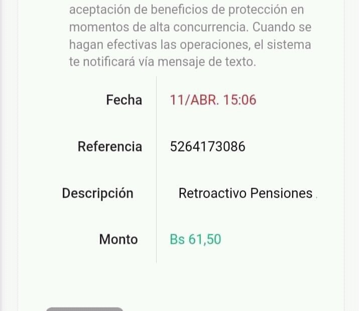 ¡Atención! Comienza pago de retroactivo a pensionados por el Sistema Patria