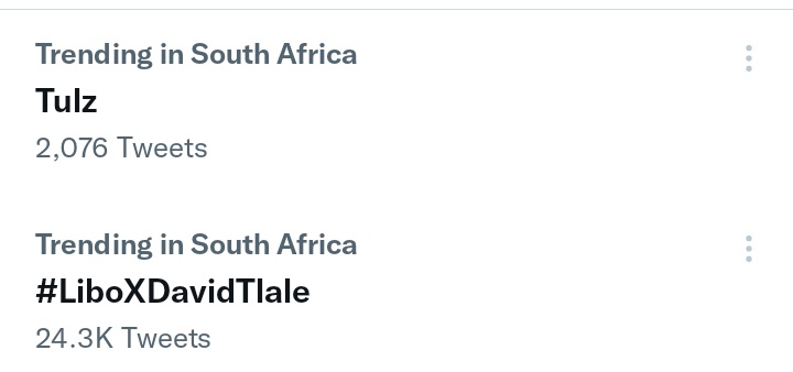 PunkyManono's tweet photo. Love seeing Tulz trending for right reasons.
#LiboXDavidTlale https://t.co/C6TT8rdaGU
