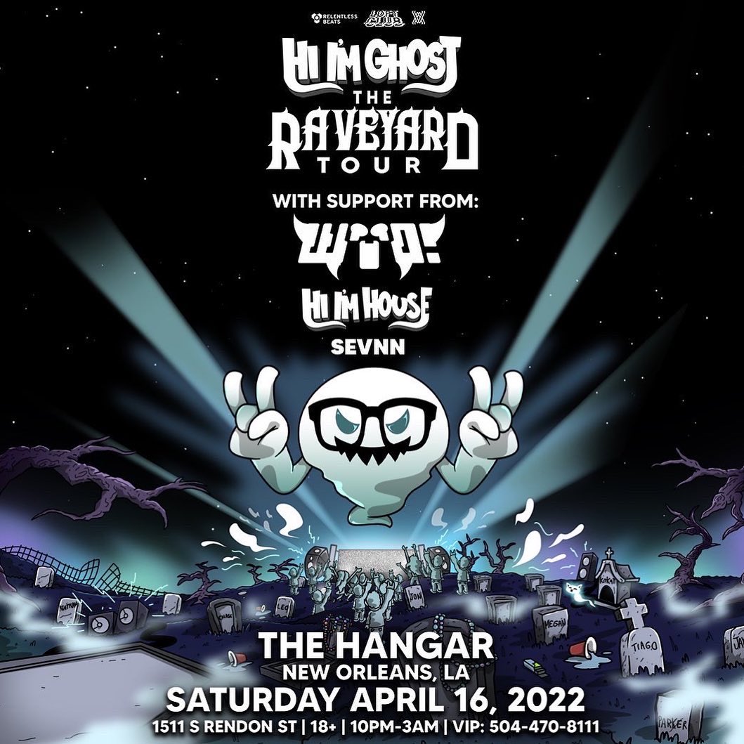 LOFTCLUBirl's tweet photo. Who wants that spooky riddim? 👻
See you this Saturday at @TheHangar504 

🎟: https://t.co/cCH4ODYzAI https://t.co/X1wseubpHr