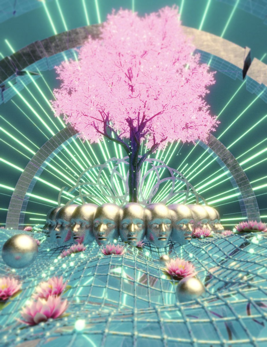 Physis 🍃
.
“The Greek word for Nature (Physis) is connected with the Greek verb for ‘to grow’. The natural is what springs up, or comes forth, or arrives, or goes on of its own accord.”
.
.
#nft #nftartist #nftcollector #nftcollectors #c4d #3d #digitalart #nftart