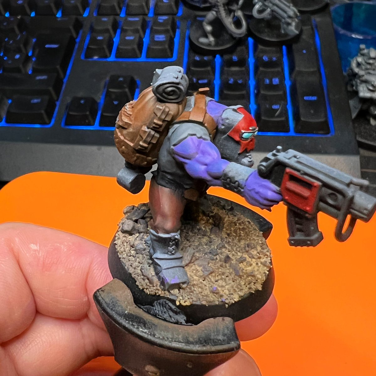 OkinaOka's tweet photo. Purple Ork!!!!
 
#killteam #ork #40k #warhammer #minipainting #gw #gamesworkshop #truewip #warhammer40k #paintingwarhammer #mini #truewip https://t.co/mOZA9Umc47