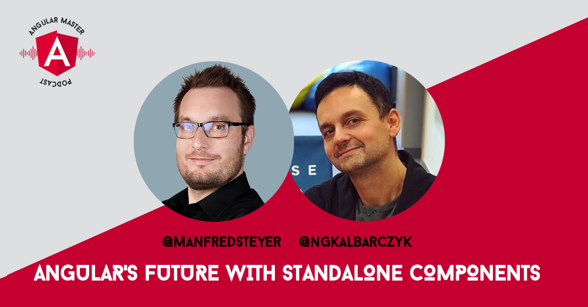 ngKalbarczyk's tweet image. What&apos;s up everyone! Welcome back to the #AngularMasterPodcast Today, together with @ManfredSteyer we will talk about Standalone Components.

anchor.fm/angular-master…
