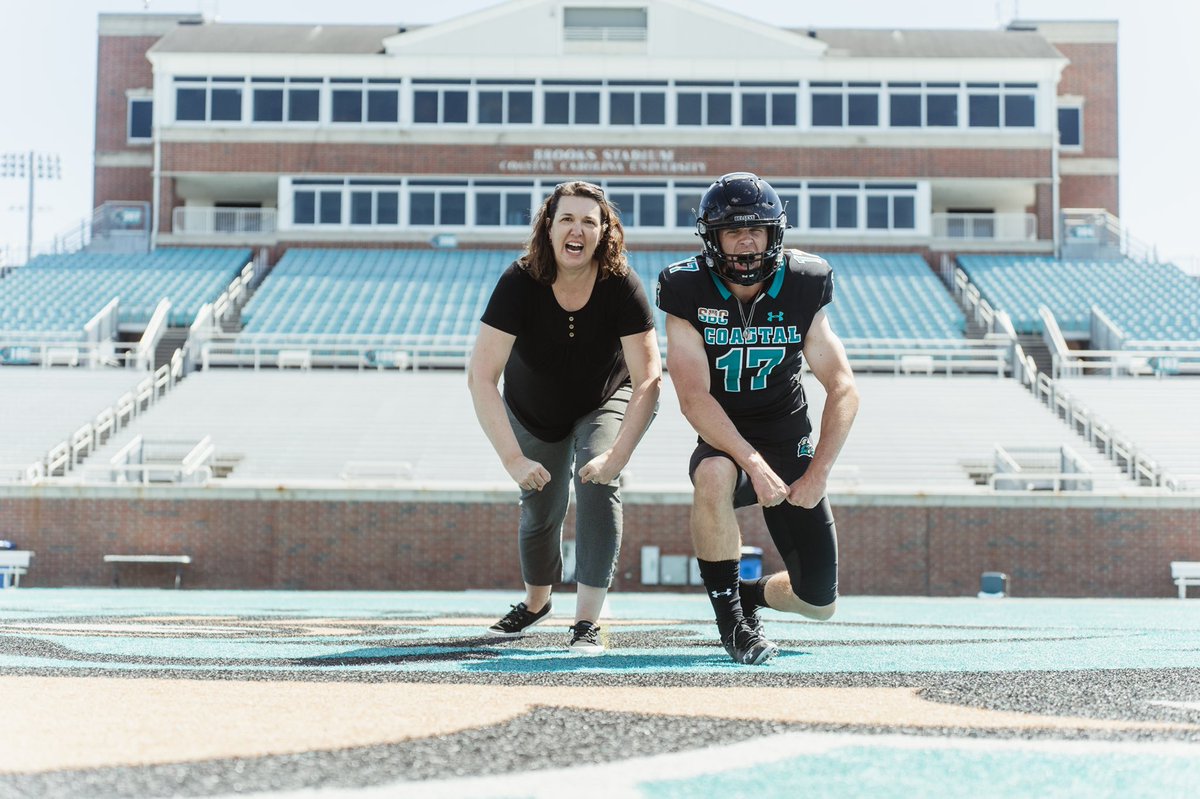 Had a great visit at Coastal Carolina last Friday!! <a href="/willykorn/">Willy Korn</a> <a href="/BrandonHuffman/">Brandon Huffman</a> <a href="/Andrew_Ivins/">Andrew Ivins</a> @MohrRecruiting <a href="/realtbannerman/">Tyler Bannerman</a> <a href="/CoachChadwell/">Jamey Chadwell</a> <a href="/CoachMattPearce/">Matt Pearce</a> <a href="/BallAtTheBeach/">Coastal Football Recruiting</a> <a href="/CoachKyleBrey/">Kyle Brey</a> @CoachChris_D <a href="/CoachGouldIMG/">Kurt Gould</a> @joelgclark <a href="/nexgenscouting/">Keith Smilie</a>