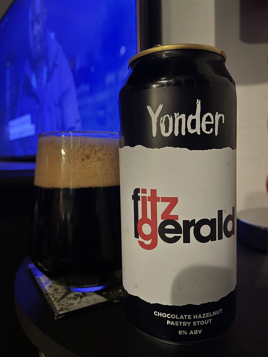 Another cracker from @BrewYonder Fitzgerald Chocolate Hazelnut Pastry Stout.