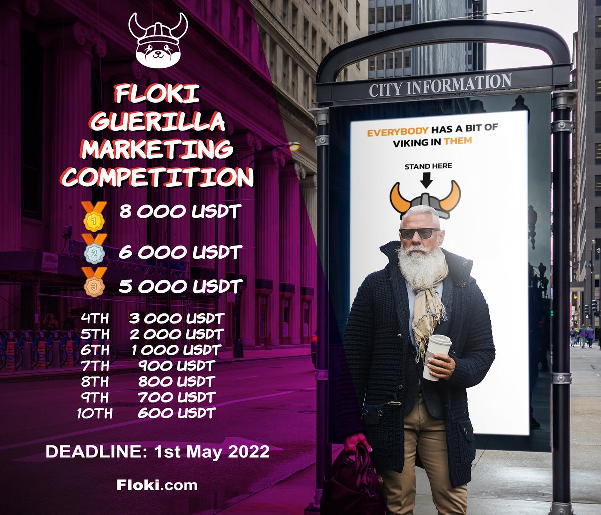 SabreEthereum's tweet photo. I see entries coming in for our Guerrilla #Marketing #Giveaway ⚔️

Remember hashtag #Floki &amp; #FlokiUltras when posting creatives to Twitter for a chance to win a chunk from our $28k prize pool giveaway‼️ 

$FLOKI Vikings assemble‼️🫡

All eyes on 👁YOU👁

https://t.co/d14i2b87GY https://t.co/IJQZX0kwDj