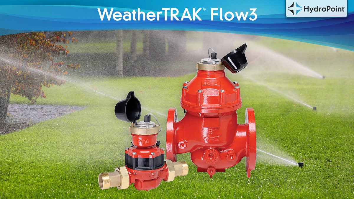 HydroPoint's tweet image. WeatherTRAK Flow3 provides powerful mainline control in high pressure situations that can cause catastrophic water loss. Keep everything under control with WeatherTRAK hydrometers. 

Check it out: bit.ly/2N4dr0N

#hydropoint #weathertrak #baseline_irrigation #irrigation