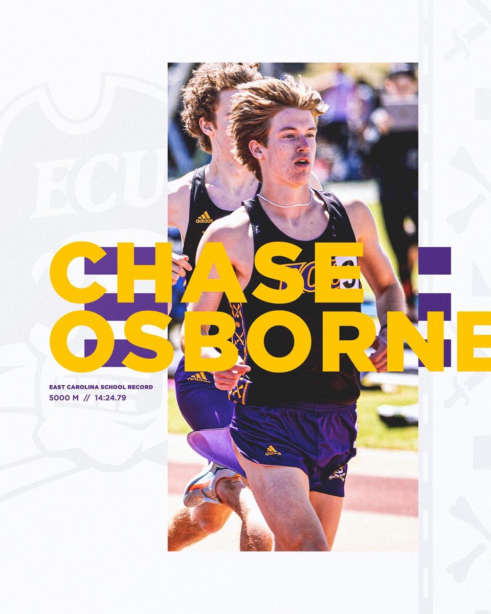 ECUTFXC's tweet photo. School Record!! Congratulations @chase__osborne https://t.co/bD3Rg8MMgg