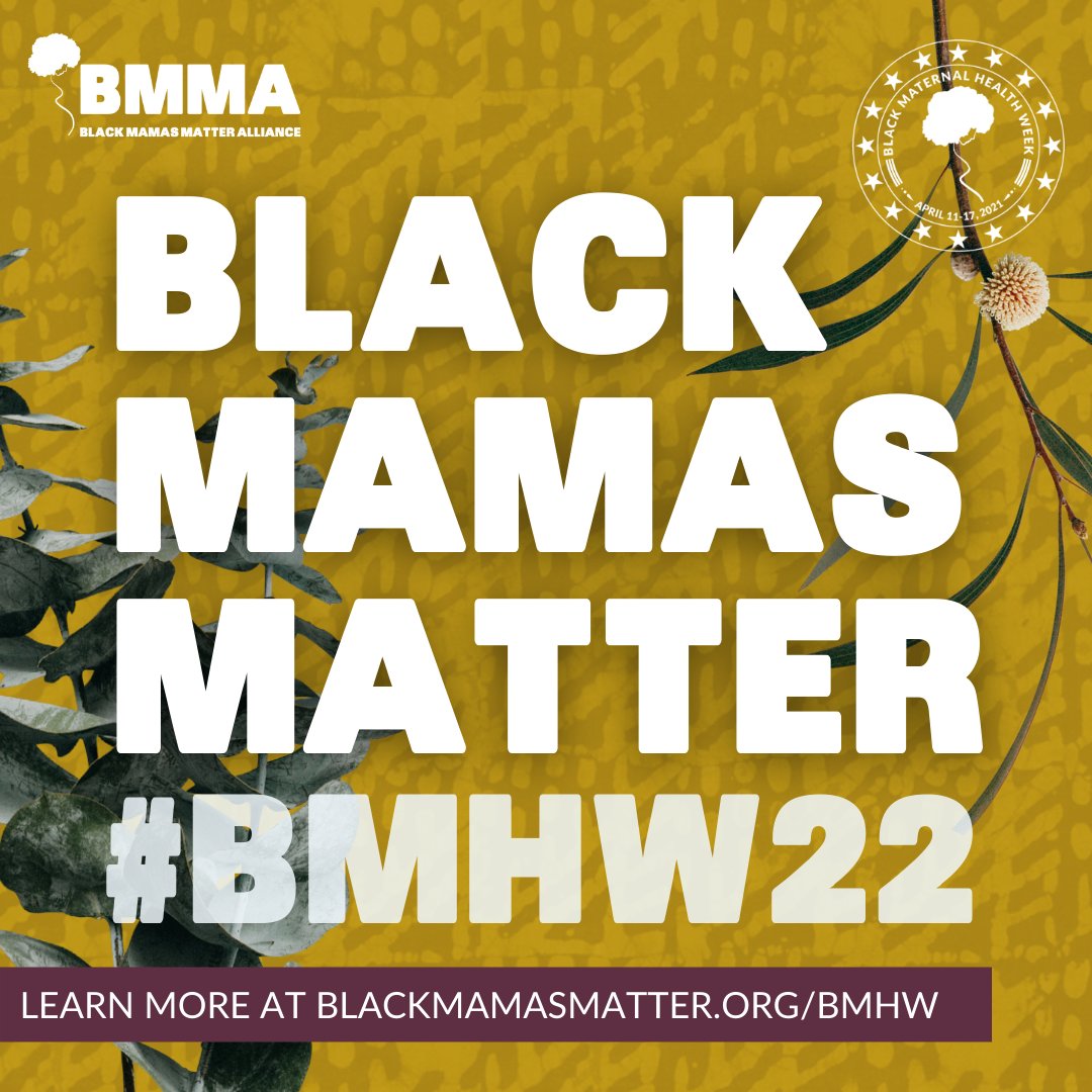 It's Black Maternal Health Week sponsored by the Black Mamas Matter Alliance. In #Nebraska, Black women have higher rates of postpartum depression, which often goes undiagnosed &amp; increases the risk of long-term negative impacts on babies' development. #BMHW22