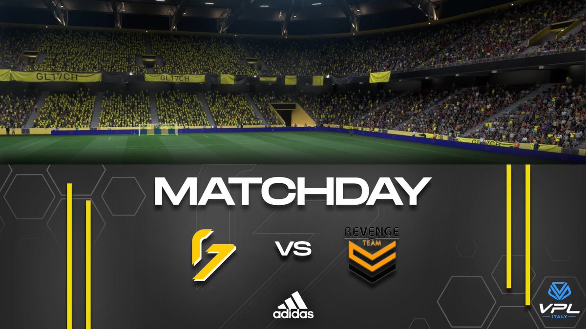 Fc Bordellona (@fcbordellona) on Twitter photo โฝ๏ธ l MATCHDAY
๐<a href="/VPLItaly/">VPL Italy ๐ฎ๐น</a> I 17โ Giornata
23.15 ๐๏ธ <a href="/Revenge__Team/">BIG-C Revenge Team</a>
#BeTheGlitch #createdwithadidas โฝ๏ธ l MATCHDAY
๐<a href="/VPLItaly/">VPL Italy ๐ฎ๐น</a> I 17โ Giornata
23.15 ๐๏ธ <a href="/Revenge__Team/">BIG-C Revenge Team</a>
#BeTheGlitch #createdwithadidas