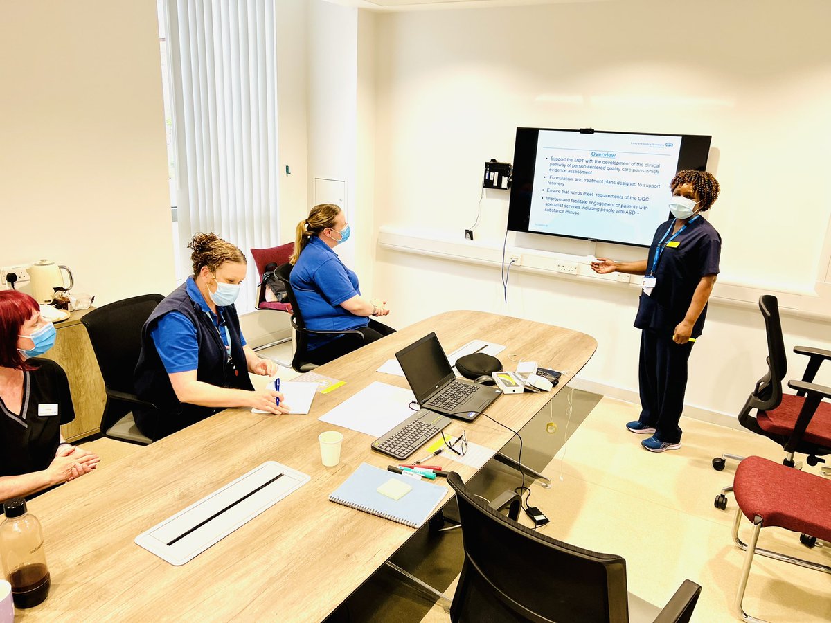 MagamaSima's tweet photo. Super excited to introduce our Clinical Nurse Specialists on WAA Acute wards and PICU, FRH. Induction completed today &amp; wish them the very best in their clinical practice.@jo_lynch11 @AnandMathilaka1 @ClaireC91144502 @sabpNHS @Steff_Markham @heathercaudle https://t.co/6OQZ5r5mbq