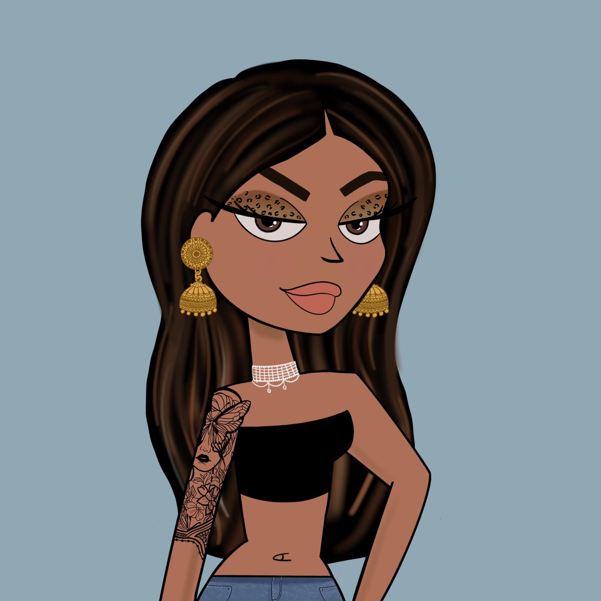 BrownBaddiesNFT's tweet photo. WE HIT 2K FOLLOWERS! 
To celebrate we are giving away ONE baddie and TWO OG PRESALE SPOTS 🎊🎊🎊🎊
To be eligible: 
1. Like, RT and  Follow
2. Tag two friends that inspire you to be a baddie in life 🔥 https://t.co/iJq52QAFAY