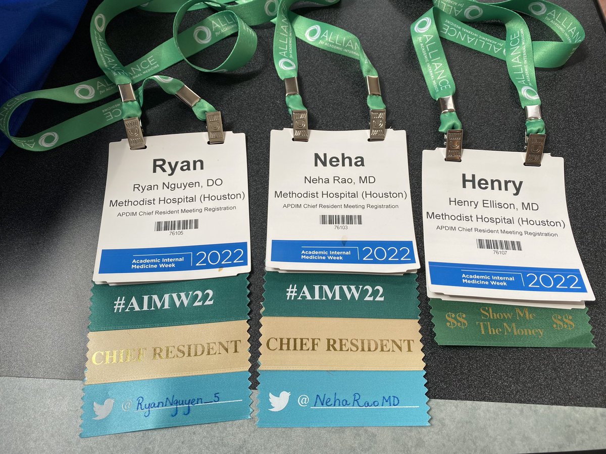 Our incoming AY 2022-2023 Chiefs had a fantastic time at #AIMW22 in Charlotte, NC learning important strategies and skills for the upcoming year! #MedTwitter #IM