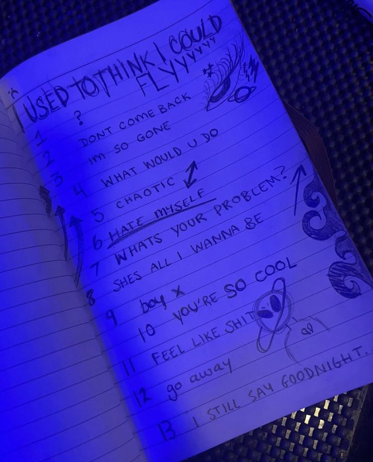 🎵| <a href="/tatemcrae/">Tate McRae</a> releases the tracklist for her debut album.

1. ?
2. don’t come back
3. i’m so gone
4. what would u do
5. chaotic
6. hate myself
7. what’s your problem?
8. she’s all i wanna be
9. boy
10. you’re so cool
11. feel like shit
12. go away
13. i still say goodnight