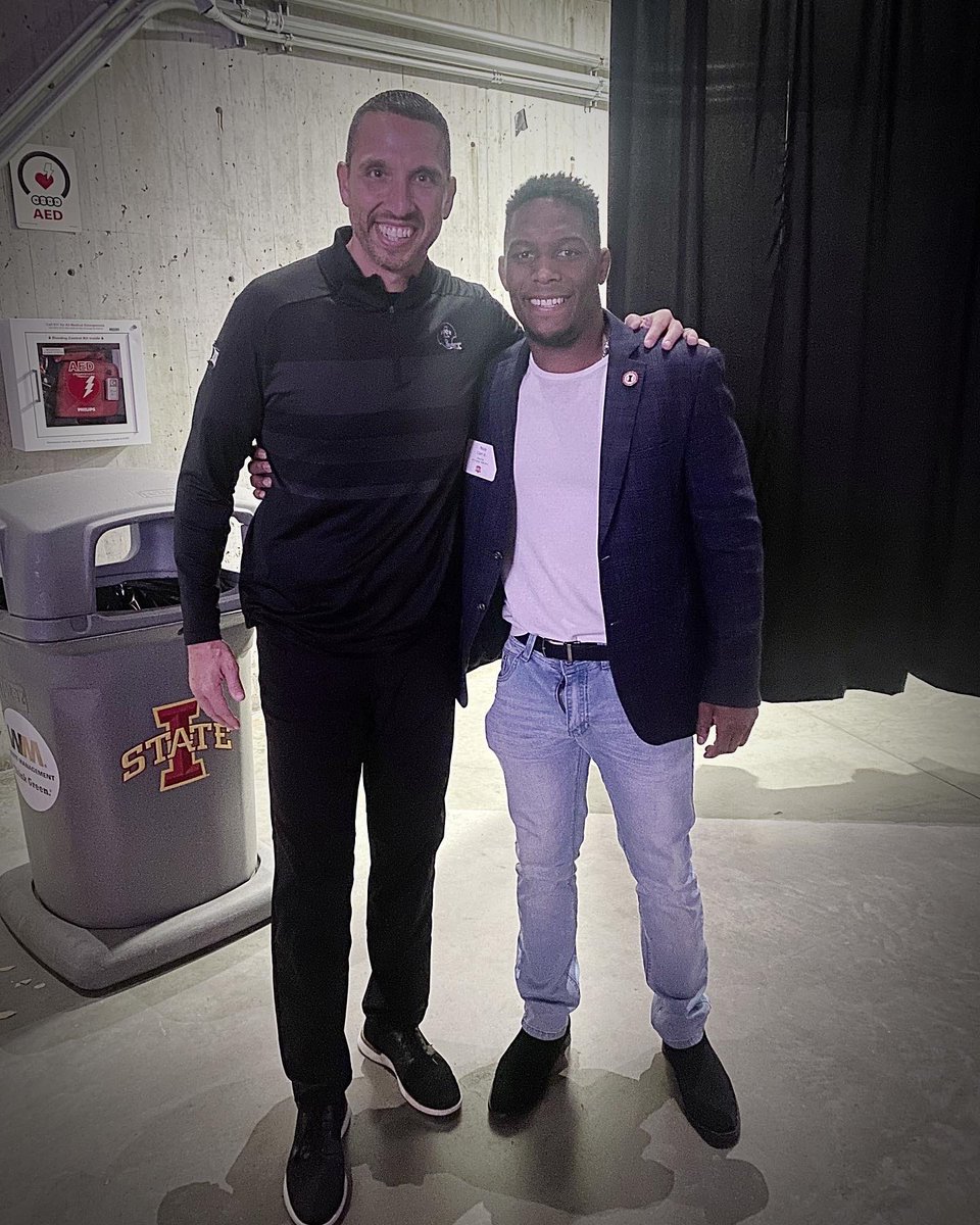 Our culture says screw process, I want instant gratification. But here's a fact, and young guys listen to me, if you fall in love with the process, then eventually the process will love you back.

What a powerful statement.
 
It was an honor meeting you Coach
@ISUMattCampbell 🤝