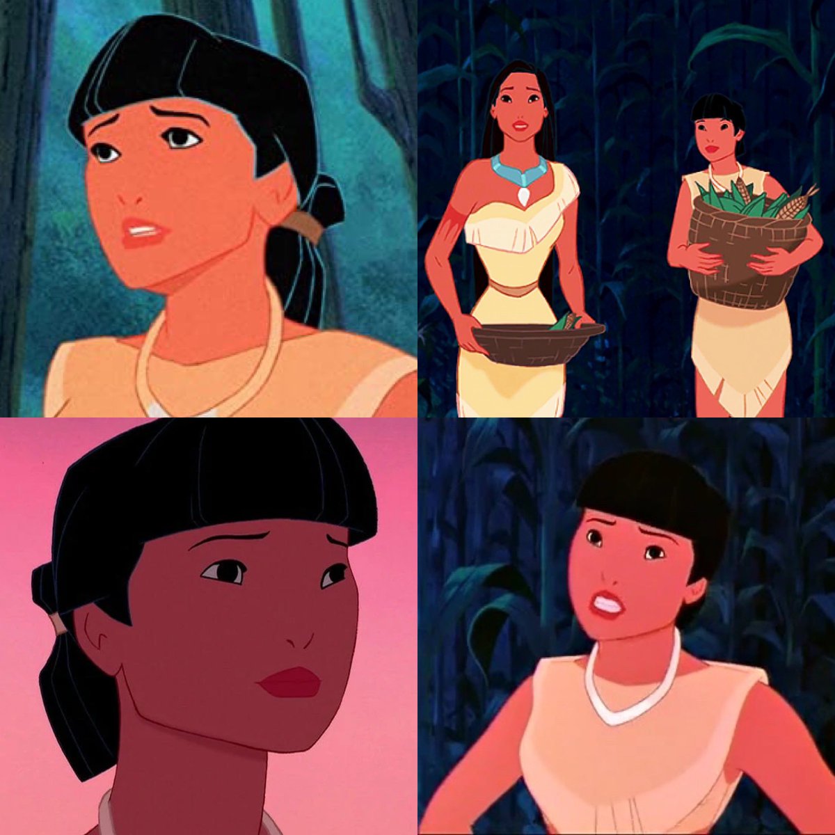 getchasers's tweet photo. This bitch. Always asking Pocahontas where she’s been…obsessed much?
She don’t wanna shuck corn with you, she got a man! &amp; girlll, those bangs… https://t.co/5DJsTOJgld