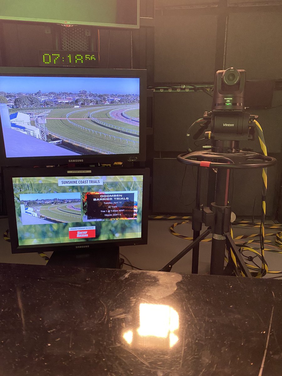 Haynsie75's tweet photo. Looking forward to covering the @racing_qld Doomben trials this morning, carnival big guns like Rothfire, Vega One &amp; Startantes and others stepping out. First heat 7.25 @SkyRacingAU #QldWinter https://t.co/OP51errgKn