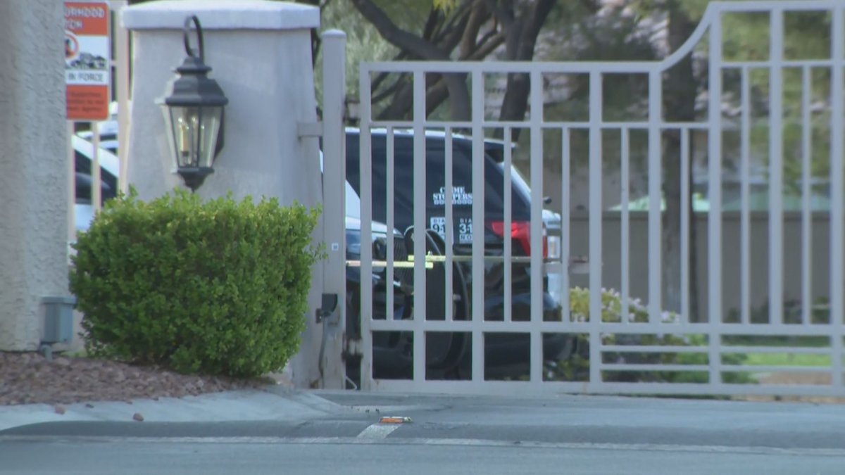 News3LV's tweet photo. Authorities are investigating after a teenager was shot in the head during an argument with a neighbor in the west Las Vegas valley this morning: https://t.co/EPiD73JJdI https://t.co/gS1r9D5jSS