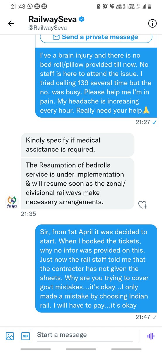 Shoonya13's tweet photo. @RailMinIndia @AshwiniVaishnaw It's of no use sir. Pls Check screenshot. https://t.co/qFZ84WAu7Z