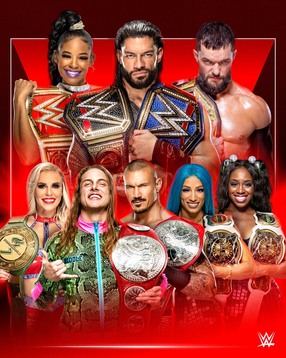 The champions of #WWERaw 👊