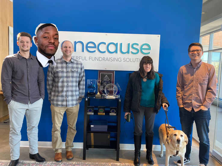 OneCause's tweet image. Our OneCause team is growing! We want to give a warm welcome to our newest  SDRs - Lucas, Todd, Kadeem, Haley, and Joe! #OneTeamOneCause

Interested in joining the OneCause family? Check out our open positions! bit.ly/3jrtPZv