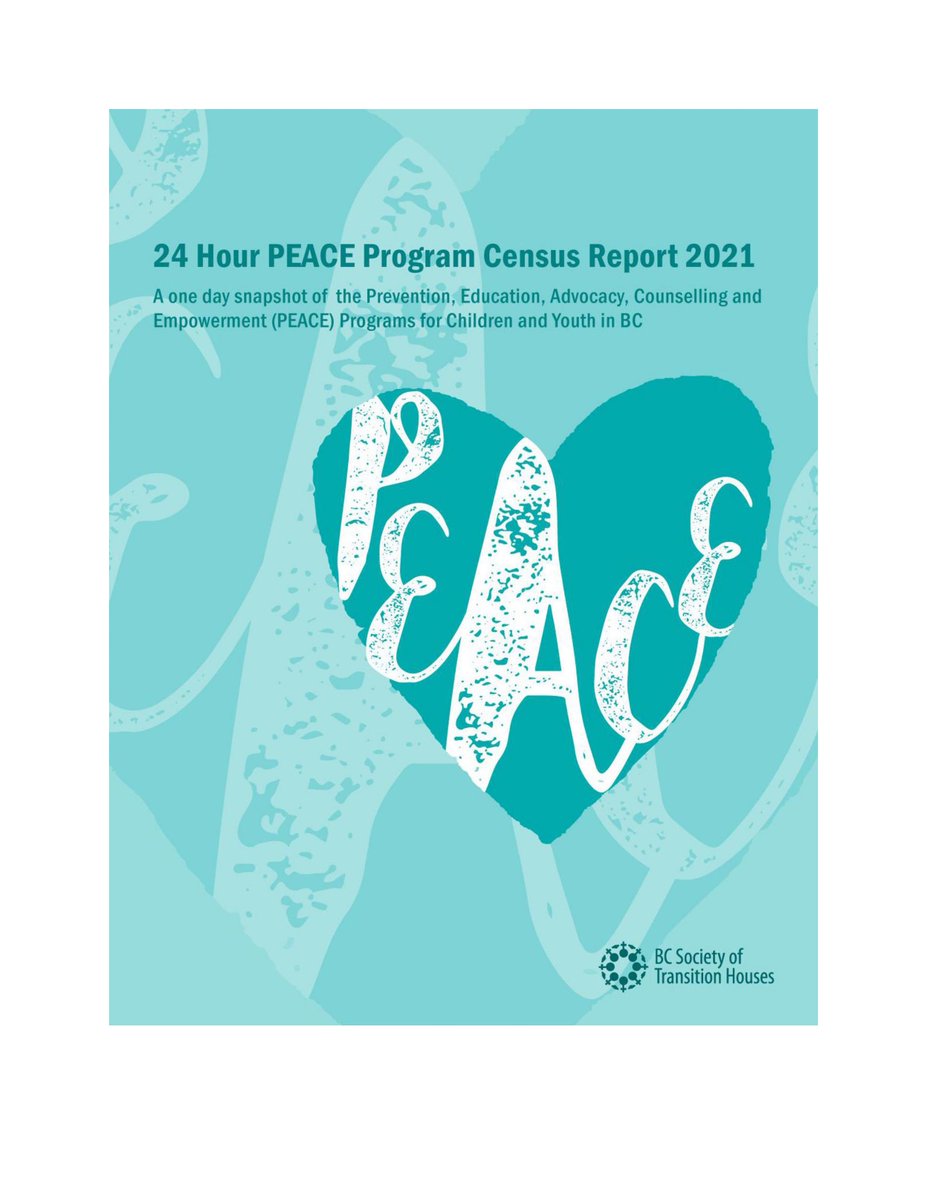 BCSTH's tweet photo. In recognition of #preventionofviolenceagainstwomenweek @BCSTH is launching the 2021 24 Hour Census reports for PEACE (https://t.co/to1L9bbmOV) and Women TH & Support Programs (https://t.co/IpSnrebPF6).THANK YOU to all who participated and for your ongoing dedication to #EndVAW. https://t.co/zu1ZrhdzEC