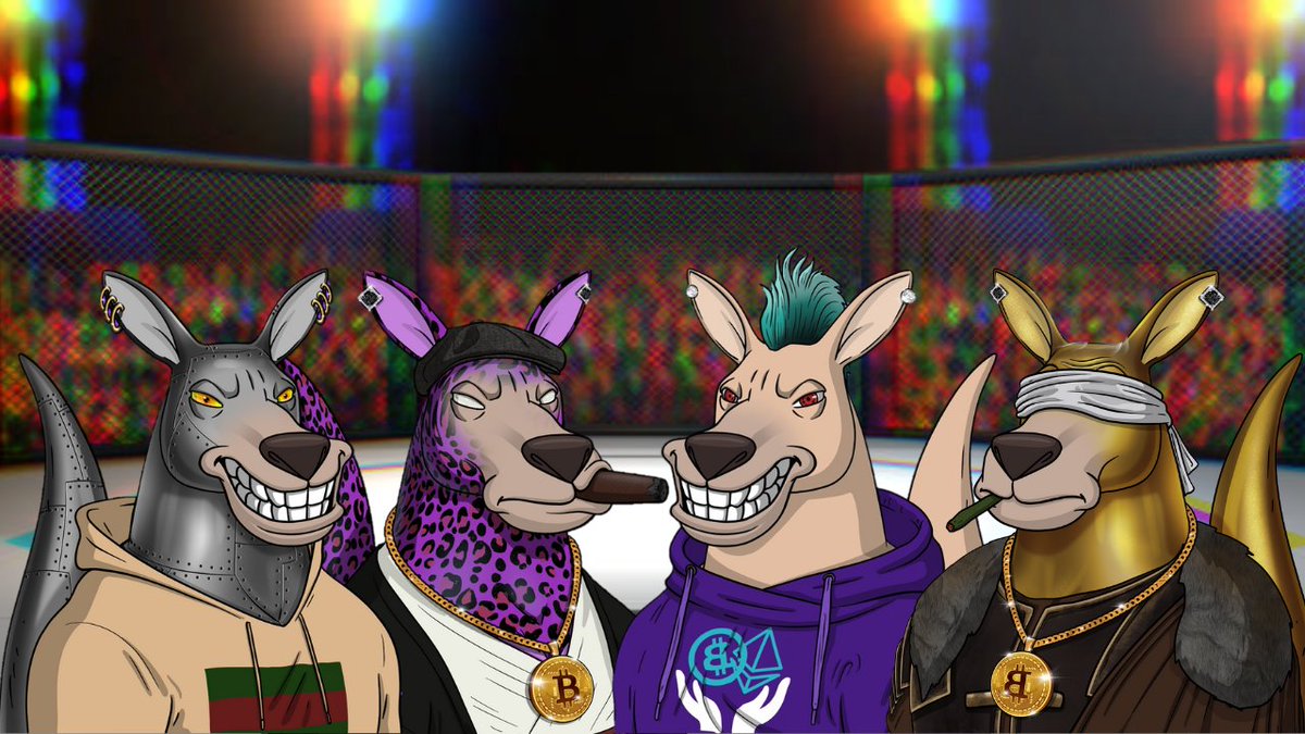 The Roo Troop are ready for the ring... Are you?🥊🦘

Website going live this week 👀

#NFTCommumity #NFT #NFTProject #nftart