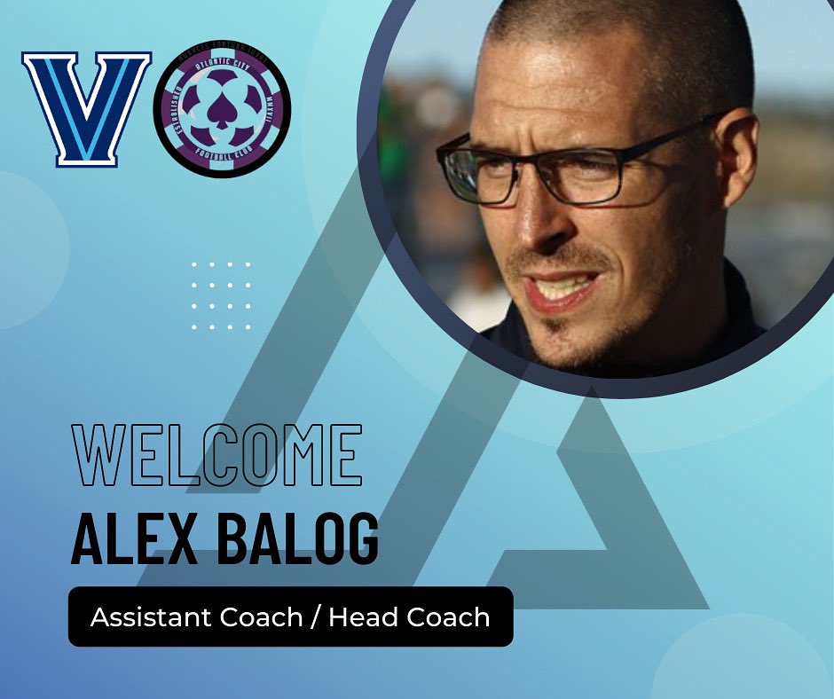 setgkteam's tweet photo. Let’s welcome @CoachAlexBalog from @NovaMSoccer (Assistant Coach) and @AtlanticCityFC (Head Coach)🔥

Super excited to have you join the Fam! https://t.co/28pTt4l7eK