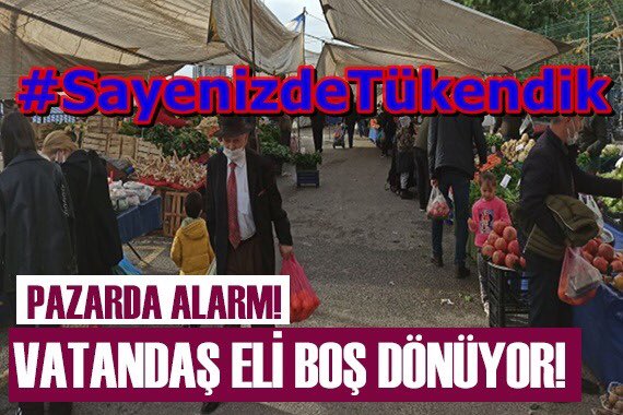 Alamıyoruz yiyemiyoruz!!!
#SayenizdeTükendik