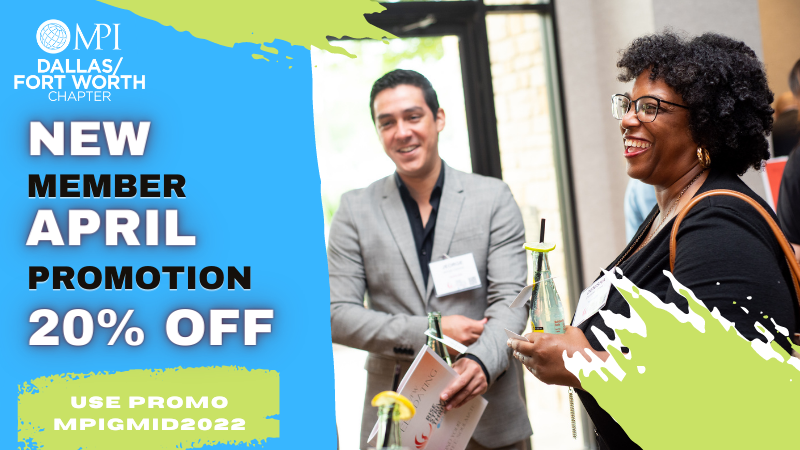MPI_DFW's tweet photo. The April promotion is for 20% off any New Preferred or Premier level membership with promo code MPIGMID2022. https://t.co/JADVktn2VE