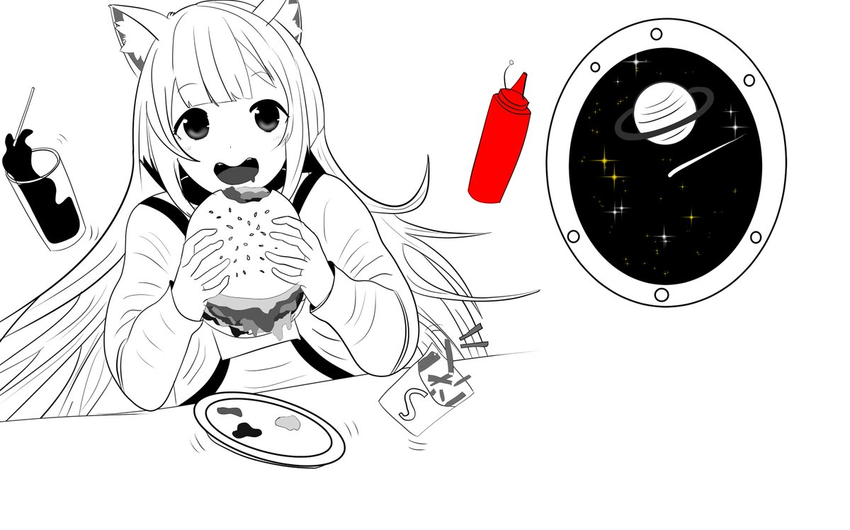 Need a burger in space? No Problem
We are giving away our WL spot
1⃣ Follow 
<a href="/spaceworkersNFT/">Space workers</a>
2⃣ Like and RT
3⃣ Tag your friends!
#NFT #NFTGame #nftart #NFTCommunity #ETH #ERC721 #Ethereum #NFTGiveaway