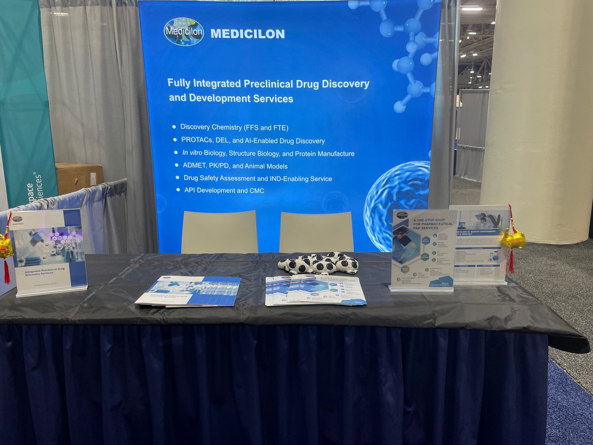 Medicilon's tweet photo. We are ready for #AACR22 . Please visit us at booth 3224 for our #oncology services.
#medicilon #drugdiscovery https://t.co/0sZl0egvXL