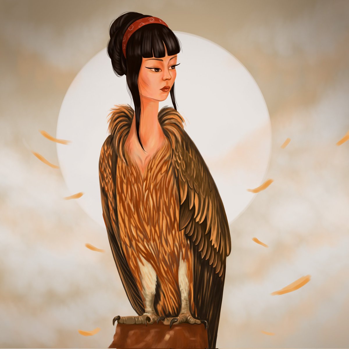 New drop on <a href="/foundation/">Foundation 🌐</a>
Her name is Arich,she is one of the Alkonosts creatures from a mysterious land
foundation.app/@sabaart/saill…

#NFTSPACESHIP #nftpainters #folklore #NFT #digitalpainting #WomenInNFTs #nftcollectors #FoundationNFT