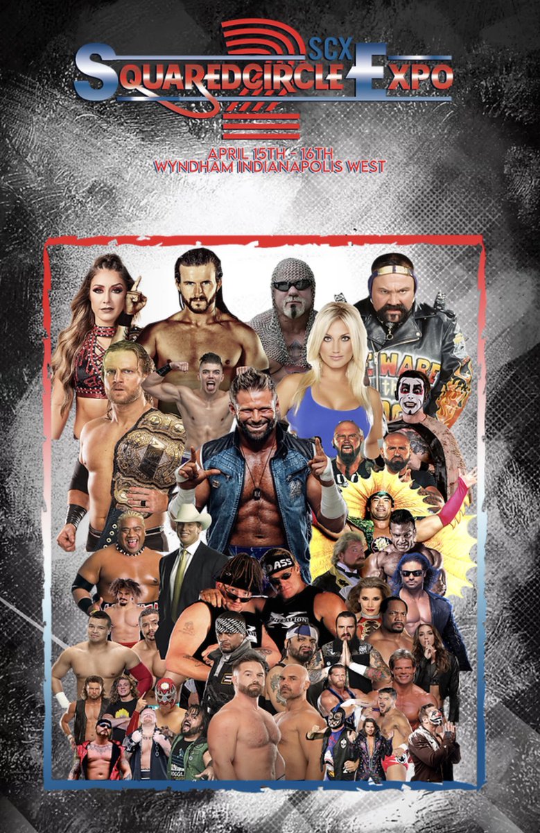 WellsMania's tweet image. It’s @SquarCircleExpo Week!!!

WellsMania is ready to run wild at the Wyndham Indianapolis West this Friday and Saturday for #SCX2

If you’re a wrestling fan, this show was literally made for you!!!

For tickets, pro photo ops, and full guest list, visit SquaredCircleX.com