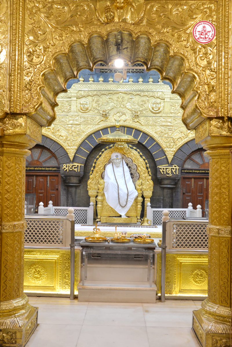 SSSTShirdi's tweet photo. *श्री साईबाबा संस्थान विश्वस्त व्यवस्था,शिर्डी*                         *Shri Saibaba Sansthan Trust, Shirdi*
*आरती :- शेजारती*                            *सोमवार ११ एप्रिल २०२२*
  *Aarti : - Shejaarti*
  *Monday 11 April 2022* https://t.co/QQyyR8PQWU