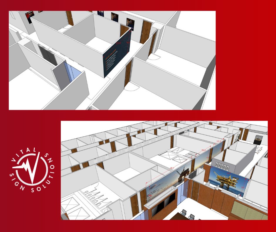 VSignSolutions's tweet image. Make your business stand out by installing captivating wall murals!   

We are working with Deutser on a large wall mural project for QuarterNorth Energy. See the mock ups. 

Contact us for your signage needs in Houston, TX: 
346-307-7557 
vitalsignsolutions.com