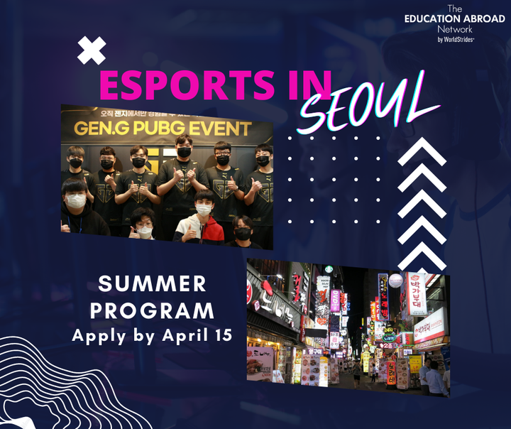 Calling all gamers! 👾🎮 Are you interested in studying abroad but also want to explore the vast world of esports?

Apply by April 15th (THIS FRIDAY!) for this summer program!
teanabroad.org/programs/south…