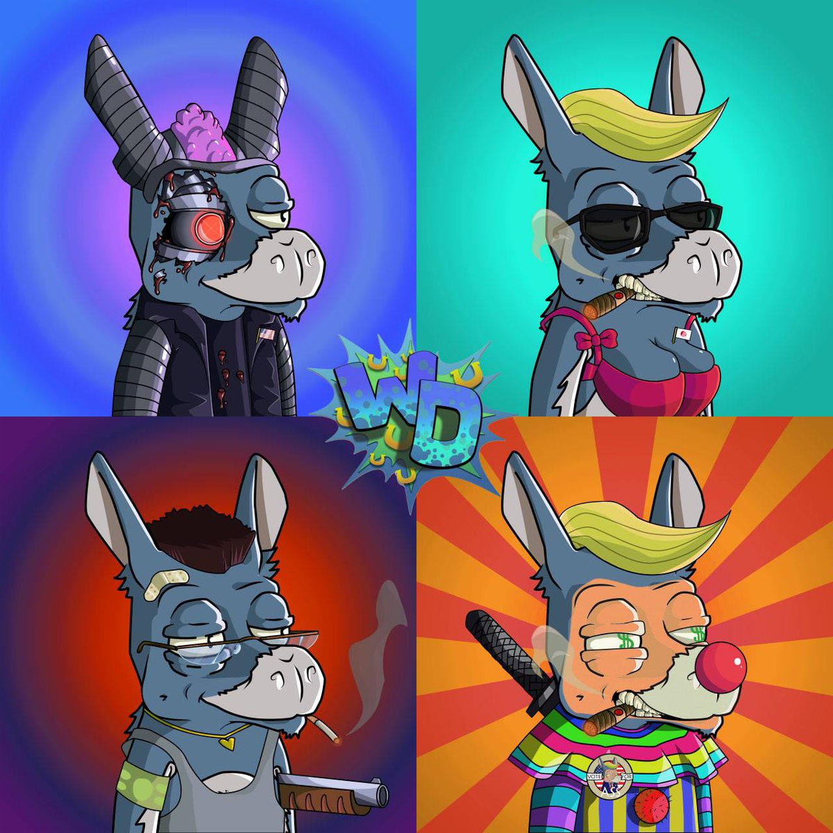 WonkeyNFT's tweet photo. Don´t forget guys!
🔥Wonkey Donkey have officially halved their mint price! 🤩
That´s only 0.06 ETH a Donkey 🎉
Check out the website to Mint yours now!
https://t.co/D7UxVXVnRK
#nfts #wonkeydonkey #wonkeydonkeynft #nftcollector https://t.co/uV1SJI4unD