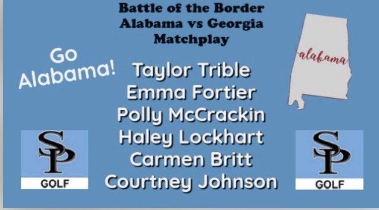Jags play Battle of the Border Matchplay @ Point University Club! Alabama vs Georgia            Go Jags! Go Alabama! <a href="/SpainParkATH/">Spain Park Athletics</a> <a href="/KyleParmley/">Kyle Parmley 🥎</a> <a href="/AlecEtheredgeSC/">Alec Etheredge SCR</a>