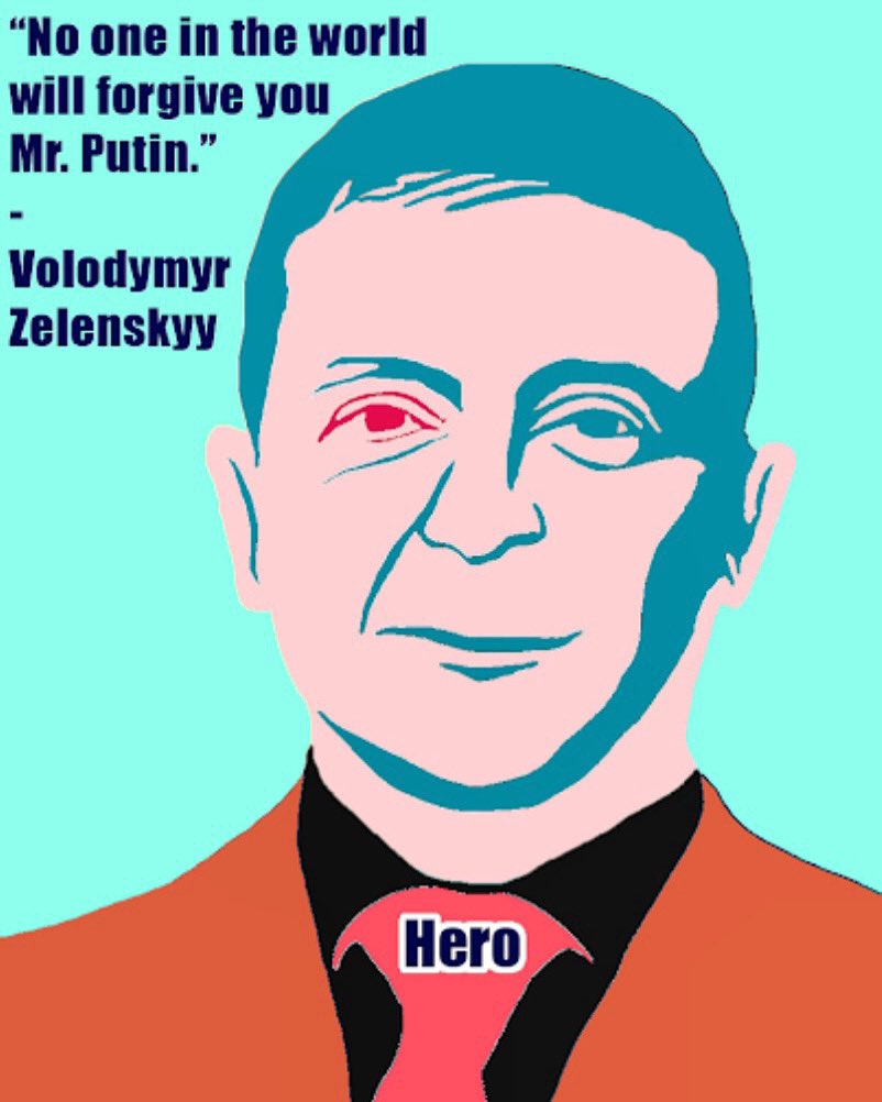 thenfts4ukraine's tweet photo. ZELENSKY hero of our times..007 ETH.
https://t.co/hTAZZZw3Pu https://t.co/ZTaFoHnImA