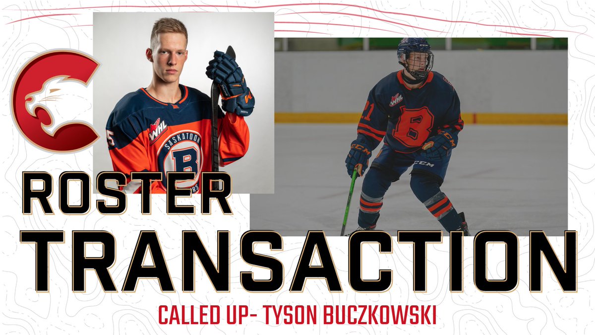 PGCougars's tweet photo. We have called up 2021 first-round selection Tyson Buczkowski from the @stoonblazers.
#NorthernUprising

📰 https://t.co/Fvw4MonUVh
📸 @SaskPhotography https://t.co/ZGq8JbiVaR