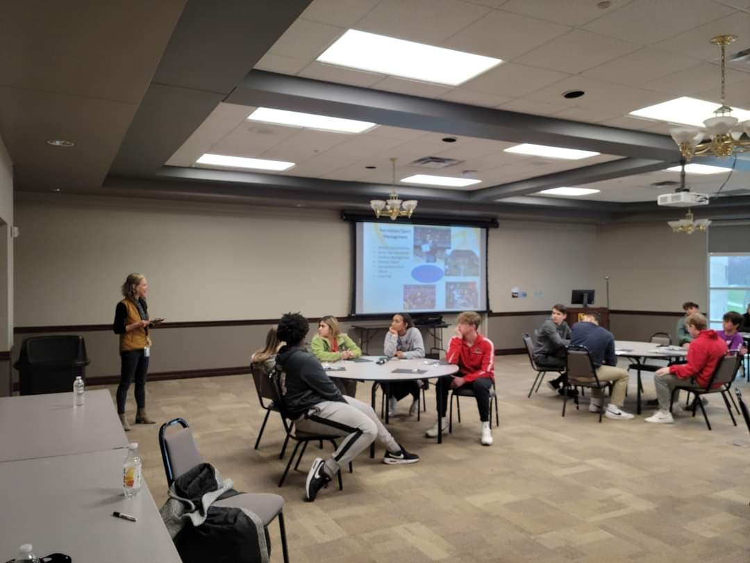 Missouri Western's HSES, RT, &amp; PTA programs hosted Olathe North's Sport Medicine &amp; Exercise Science Academy last Friday!

#GoldFridays #AppliedLearning