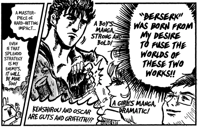 Also the fact Griffith was based on Lady Oscar herself 